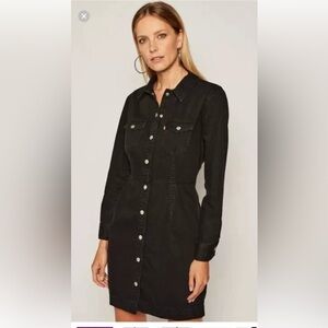 Levi's Charcoal Button-Up Dress